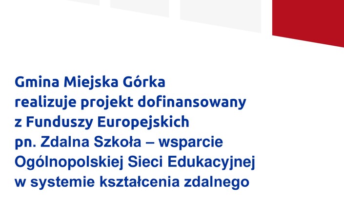 Gmina Miejska Górka realizuje projekt dofinansowany z Funduszy Europejskich  - zdjęcie