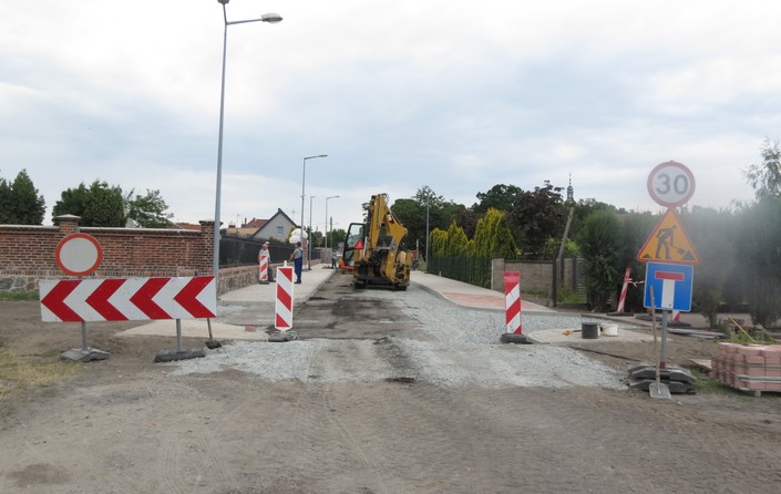 Rozpoczął się remont fragmentu ulicy Zacisze w Miejskiej Górce - zdjęcie