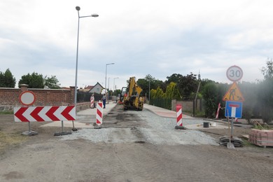 Rozpoczął się remont fragmentu ulicy Zacisze w Miejskiej Górce