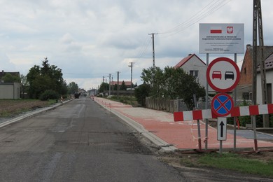 Trwa przebudowa drogi powiatowej w Niemarzynie