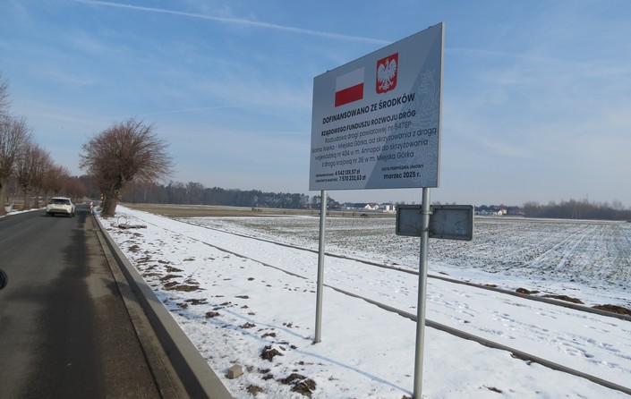 Trwa przebudowa drogi powiatowej Miejska Górka – Annopol