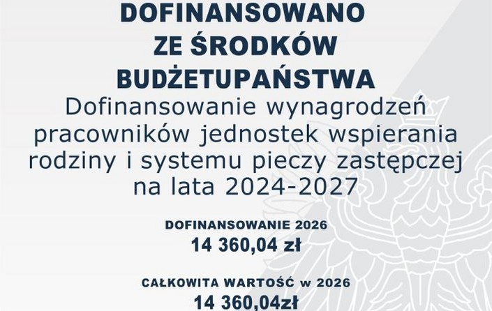 Dodatki motywacyjne dla pracowników OPS - wspieranie rodziny i systemu pieczy zastępczej - zdjęcie