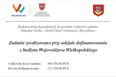 Budowa trzech dróg dojazdowych do gruntów rolnych zakończona