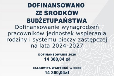 Dodatki motywacyjne dla pracowników OPS - wspieranie rodziny i systemu pieczy zastępczej